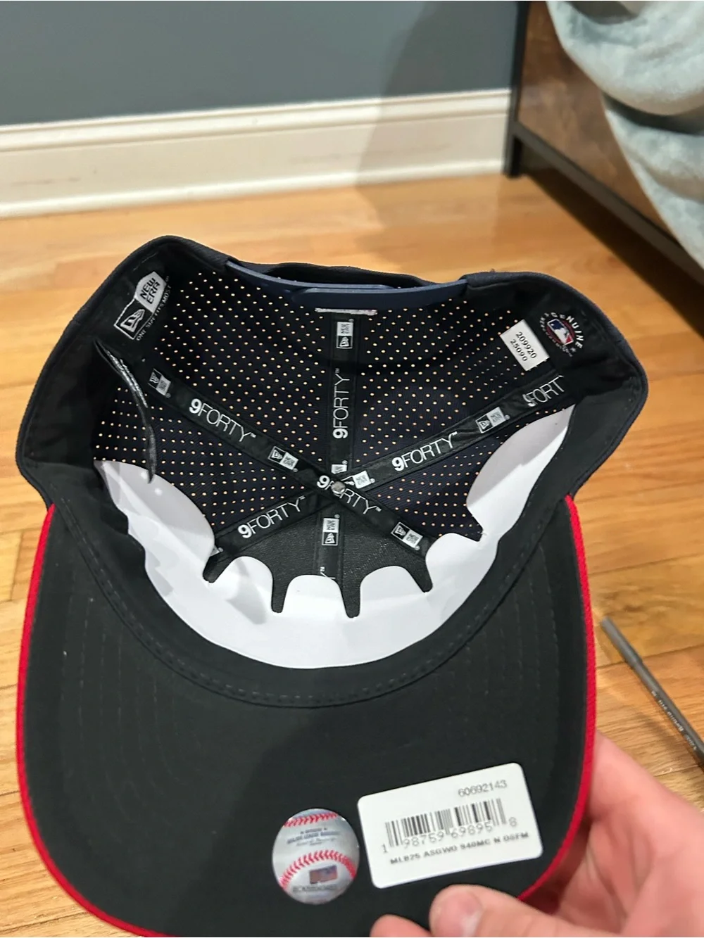 New Era Navy, Red & White Star NY 9FORTY Cap MLB Allstar Game 2025 in Atlanta